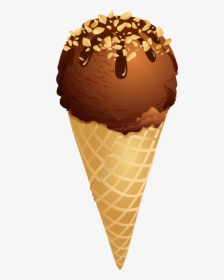 Free Ice Cream Cone Clip Art - Transparent Background Ice Cream Clipart, HD Png Download, Free Download