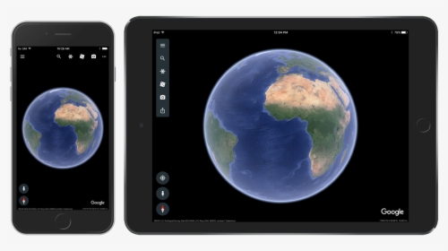 Iphone Ipad Googleearth - Google Earth App, HD Png Download, Free Download
