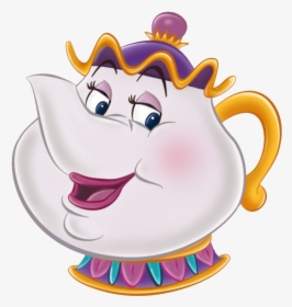 Cartoon Teapot Beauty And The Beast Clipart , Png Download - Cartoon Mrs Potts Beauty And The Beast, Transparent Png, Free Download