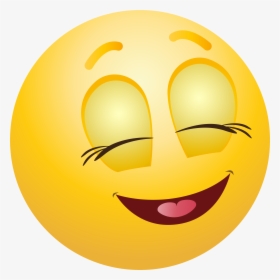 Pleased Emoticon Emoji Clipart Info - Emoji Clip Art Png, Transparent Png, Free Download