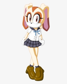 Transparent Japanese School Girl Png - Cream The Rabbit Curtsy, Png Download, Free Download