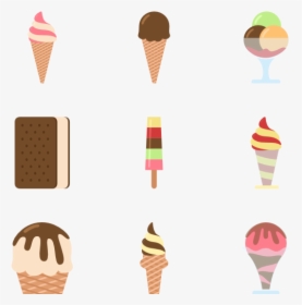 Icon Packs Vector - Ice Cream Illustration Png, Transparent Png, Free Download