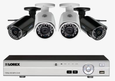 8 Channel System With 2 Wireless And 2 Hd 1080p Resolution - Security Systems Lorex Camera, HD Png Download, Free Download