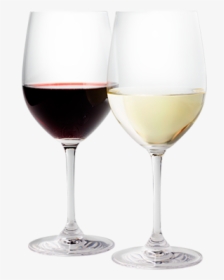 High Angle Picture Of Red And White Wine Glass On A - Glass Of Red And White Wine Png, Transparent Png, Free Download