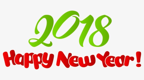 2018 Happy New Year Clip Art Merry Christmas And Happy - Happy New Year 2018 Images Png, Transparent Png, Free Download