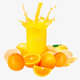 Fresh Orange Juice Png, Transparent Png, Free Download