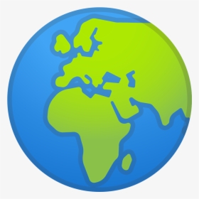 Globe Showing Africa Icon - Emoji Tierra, HD Png Download, Free Download