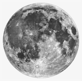 Portable Network Graphics Full Moon Clip Art Transparency - Earth's Moon, HD Png Download, Free Download