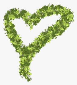 Heart, Leaves, Png, Love, Valentine, Scrapbooking - Heart, Transparent Png, Free Download