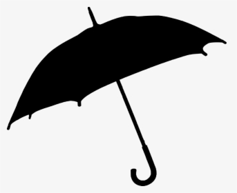Umbrella, Silhouette, Black - Umbrella Silhouette Png, Transparent Png, Free Download
