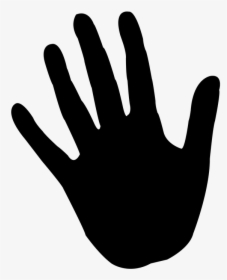 Handprint Transparent Two - Handprint Silhouette, HD Png Download, Free Download