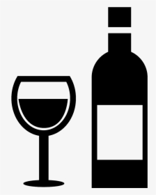 Svg Boxes Wine Glass - Wine Bottle Glass Icon, HD Png Download, Free Download