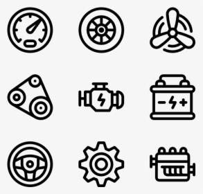 20 Car Motor Icon Packs - Hand Drawn Social Media Icons Png, Transparent Png, Free Download