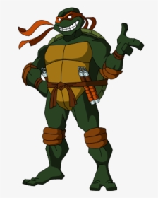 Michelangelo Raphael Teenage Mutant Ninja Turtles - Michelangelo Ninja Turtle Cartoon, HD Png Download, Free Download