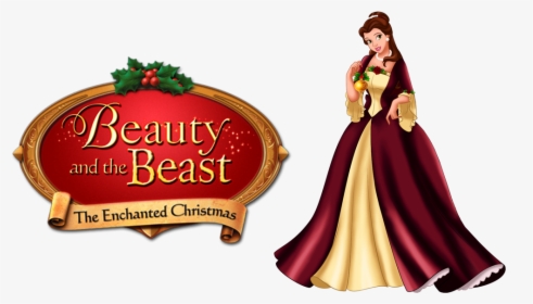Beauty And The Beast - Beauty And The Beast The Enchanted Christmas Logo, HD Png Download, Free Download