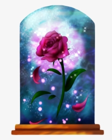 Enchanted Rose Beauty And The Beast Clipart, HD Png Download, Free Download