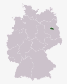Germany Laender Berlin - Germany Map Grey Png, Transparent Png, Free Download