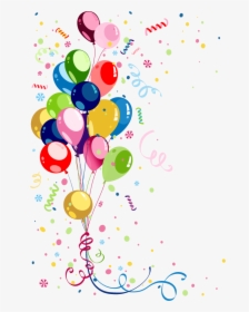 Happy Birthday Cakes, Happy Birthday Wishes, Birthday - Globos De Cumpleaños Png, Transparent Png, Free Download
