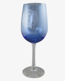 5oz Wsfca Blue Wine Glass - Wine Glass, HD Png Download, Free Download