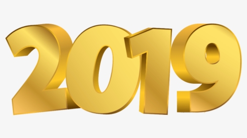2019 Golden Digits Happy New Year - 2019 На Прозрачном Фоне, HD Png Download, Free Download
