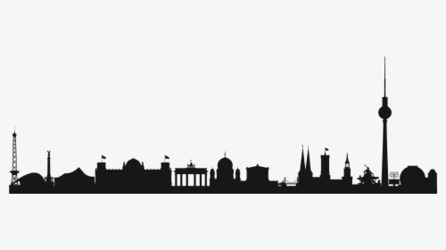 Berlin Skyline Silhouette Drawing Clip Art - Icpe 2018, HD Png Download, Free Download