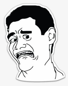Yao Ming Face Png Image - Disgusted Yao Ming Meme, Transparent Png, Free Download