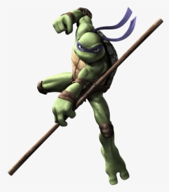 Tmnt Jumping - Donatello Teenage Mutant Ninja Turtles 2007, HD Png Download, Free Download