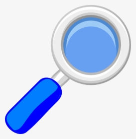 Blue Magnifying Glass Svg Clip Arts - Blue Magnifying Glass Clipart, HD Png Download, Free Download