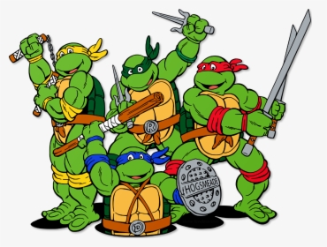 Ninja Tutles Png Image - Teenage Mutant Ninja Turtles 80s Png, Transparent Png, Free Download