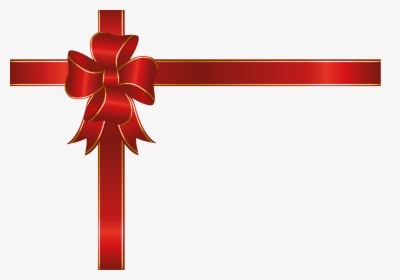 Clip Art Christmas Vector Royalty Free - Christmas Ribbon Bow Clipart, HD Png Download, Free Download