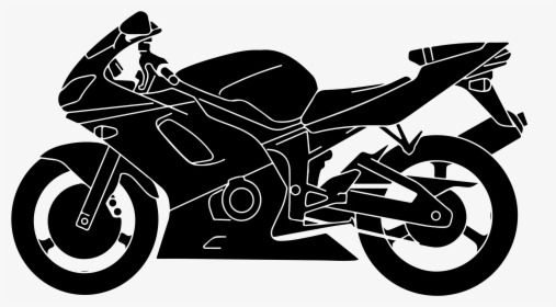 Collection Of Free Engine Vector Silhouette - Transparent Background Motorcycle Clipart, HD Png Download, Free Download