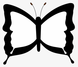 Butterfly Clipart Glitter Butterflies - Butterfly Marriage Clipart Black And White Png, Transparent Png, Free Download
