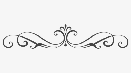 Clip Art Elegant Divider - Wedding Border Design Png, Transparent Png, Free Download