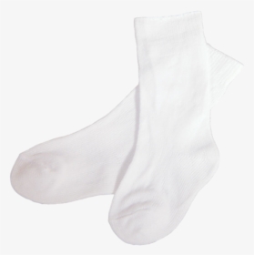 White Knee Length Quality 100% Nylon Socks Infant Boys - Nylon Socks White, HD Png Download, Free Download
