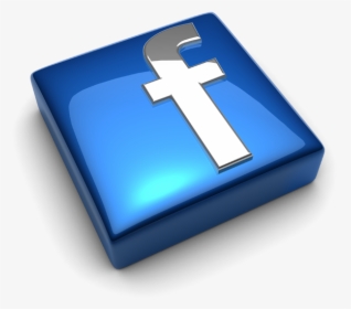 Facebook Logo Glass 3d Png Hd - Logo Facebook Png, Transparent Png, Free Download