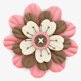 Transparent Brown Flower Png - Cute Flowers For Scrapbook, Png Download, Free Download