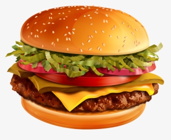 Transparent Hamburgers Clipart - Burger And Hot Dog Png, Png Download, Free Download