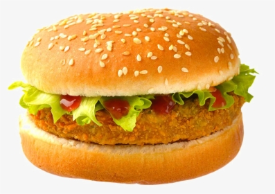 Burger Transparent - Veg Burger, HD Png Download, Free Download