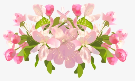 Flowers On Transparent Background - Transparent Background Clipart Flowers, HD Png Download, Free Download