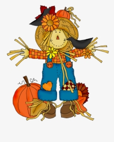 Desenhos Festa Junina Png Scarecrow With Pumpkins Clipart - Scarecrow Fall Clip Art, Transparent Png, Free Download