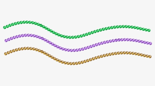 Beads Vector Bead Necklace - Mardi Gras Beads Png, Transparent Png, Free Download