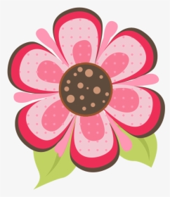 Ladybug On Pink Flower - Flower And Ladybug Cliparts, HD Png Download, Free Download