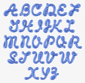 Blue Font Alphabet, HD Png Download, Free Download