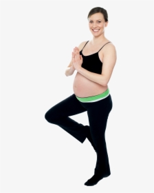 Pregnant Woman Exercise Png Image - Pregnancy, Transparent Png, Free Download