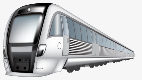Train Rail Transport High-speed Rail Clip Art - Transparent Background Train Clipart, HD Png Download, Free Download
