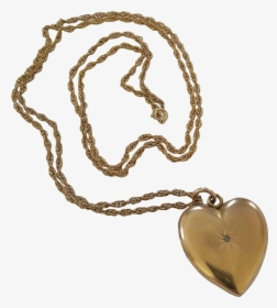Download Heart Pendant Png Clipart - Locket Necklace Locket Clip Art, Transparent Png, Free Download
