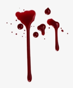 #blood #splatter #red - Blood Drip, HD Png Download, Free Download