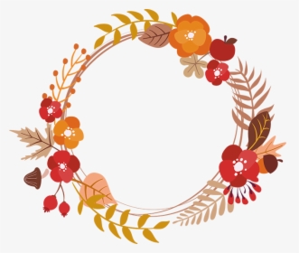 Fall Wreath Clipart Free, HD Png Download, Free Download