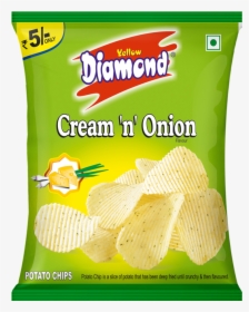 Yellow Diamond Potato Chips, HD Png Download, Free Download