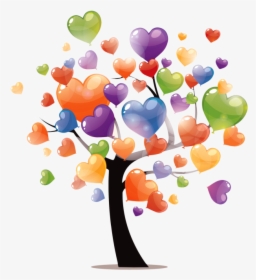 Balloon Tree Clipart Png Image Free Download Searchpng - Solidarité Amour, Transparent Png, Free Download